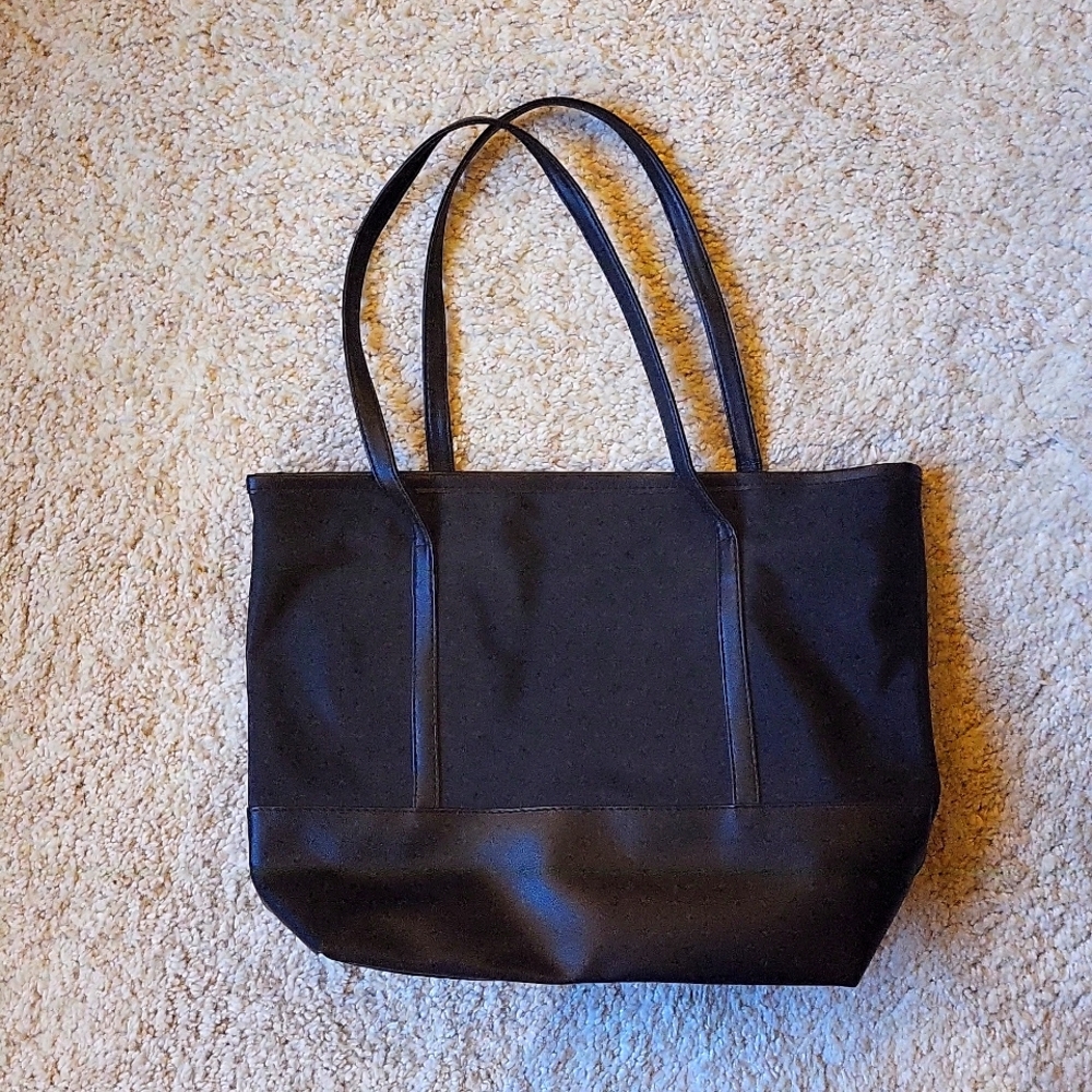 Bag (tote), Black, like new, 2 inside pockets